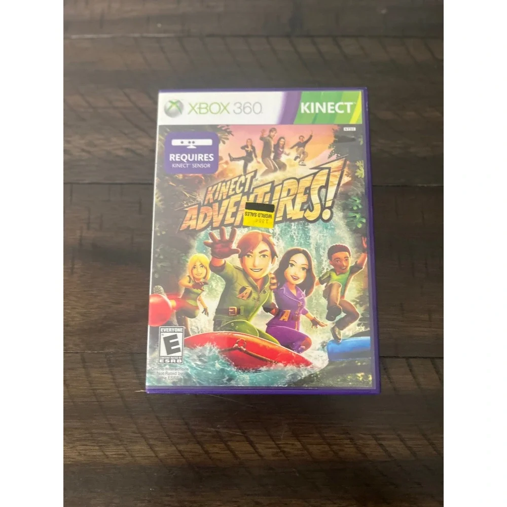 Kinect Adventures! Xbox 360 Game Microsoft Kinect Sensor Required CIB Excellent